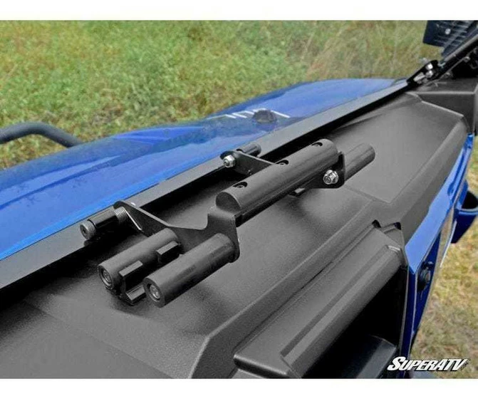 SuperATV Polaris Ranger XP 1000 Scratch Resistant Flip Windshield - Image 9