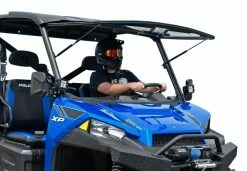 SuperATV Polaris Ranger XP 1000 Scratch Resistant Flip Windshield