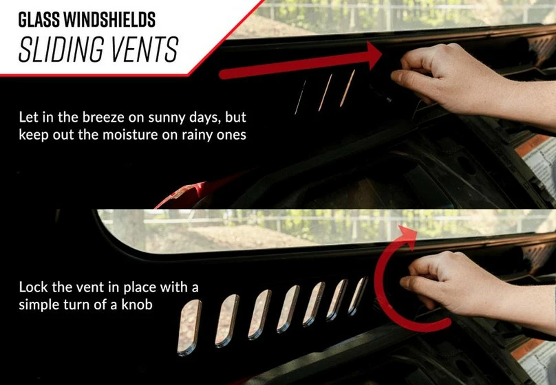 SuperATV Polaris Ranger XP 570 Glass Windshield - Image 4