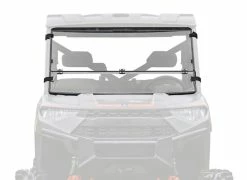 SuperATV Polaris Ranger XP 570 Scratch Resistant Flip Down Windshield
