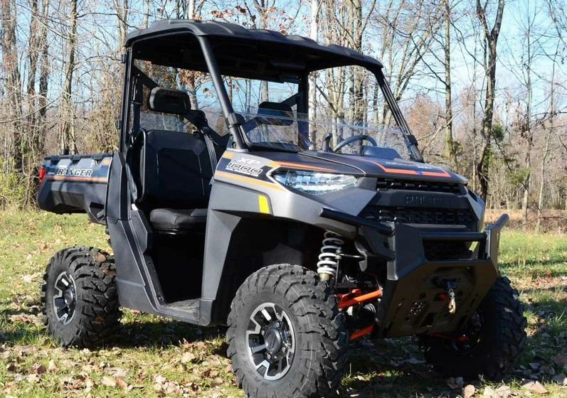 SuperATV Polaris Ranger XP 900 Half Windshield - Image 9