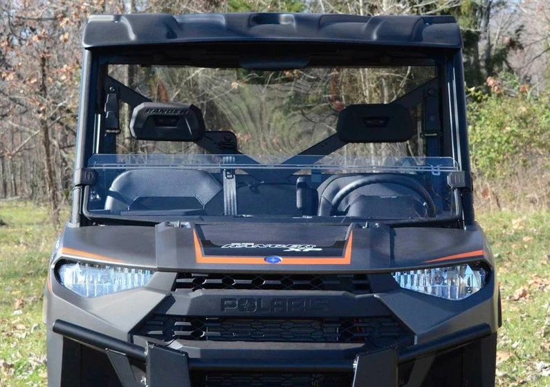 SuperATV Polaris Ranger XP 900 Half Windshield - Image 8