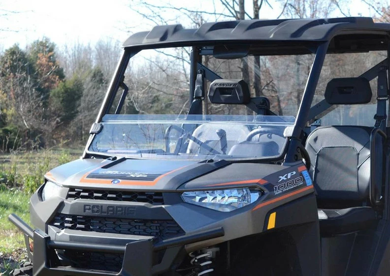 SuperATV Polaris Ranger XP 900 Half Windshield - Image 4