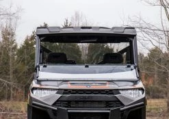 SuperATV Polaris Ranger XP 900 Scratch Resistant Flip Down Windshield