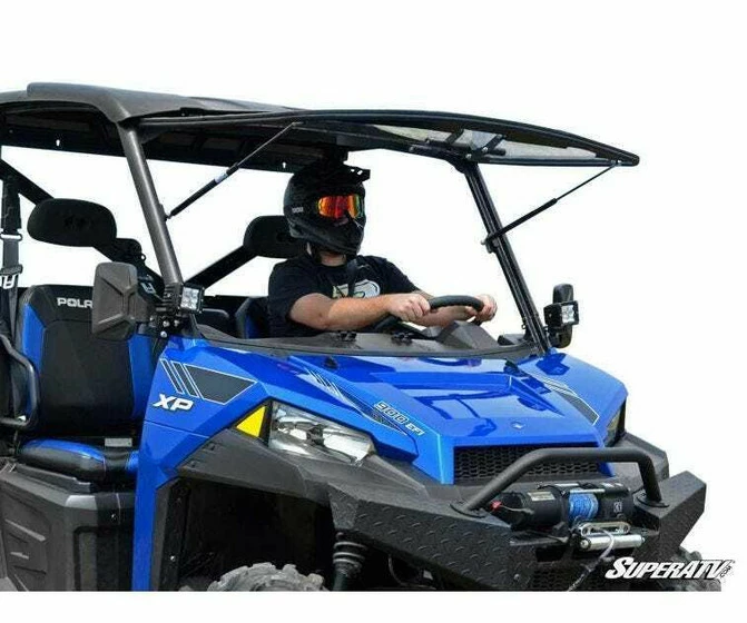 SuperATV Polaris Ranger XP 900 Windshield (Flip) (Scratch Resistant)