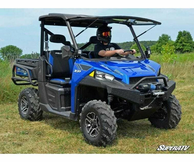 SuperATV Polaris Ranger XP 900 Windshield (Flip) (Scratch Resistant) - Image 5