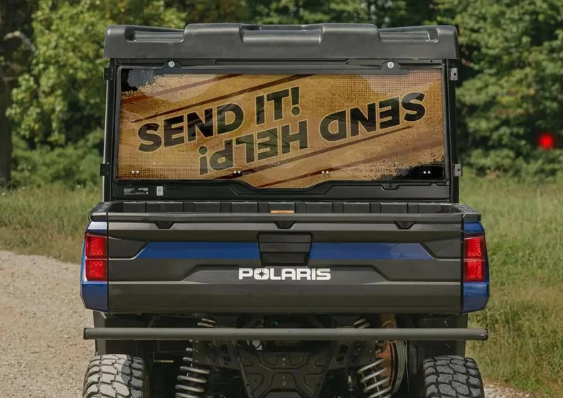 SuperATV Polaris Ranger XP 900 Windshield (Rear) - Image 10