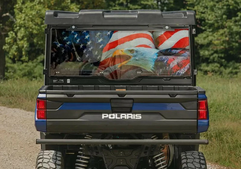 SuperATV Polaris Ranger XP 900 Windshield (Rear) - Image 4