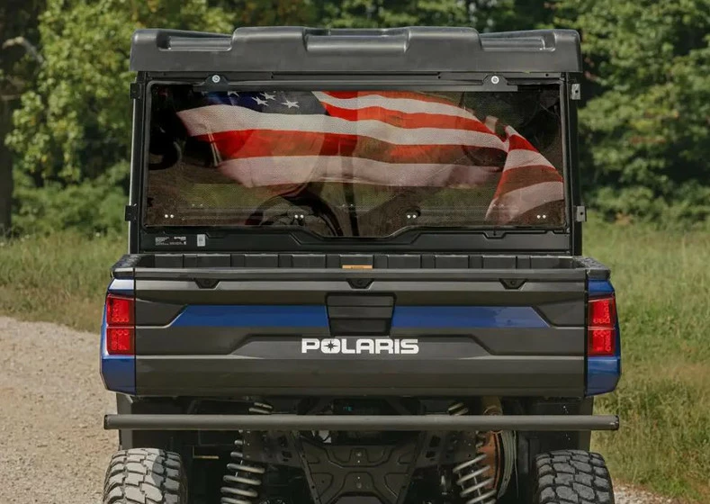 SuperATV Polaris Ranger XP 900 Windshield (Rear) - Image 2