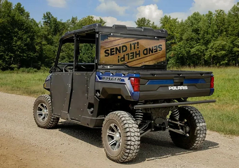 SuperATV Polaris Ranger XP 900 Windshield (Rear) - Image 9