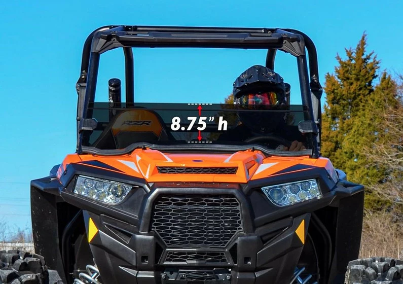 SuperATV Polaris RZR 900 Half Windshield - Image 3