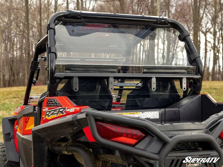 SuperATV Polaris RZR 900 Rear Vented Windshield - Image 7