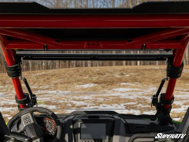 SuperATV Polaris RZR Pro R Scratch-Resistant Flip Windshield - Image 6