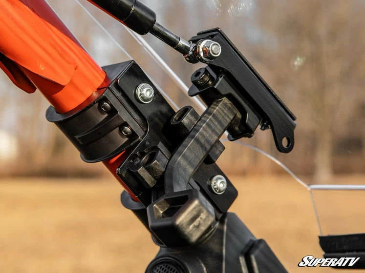 SuperATV Polaris RZR Pro R Scratch-Resistant Flip Windshield - Image 17