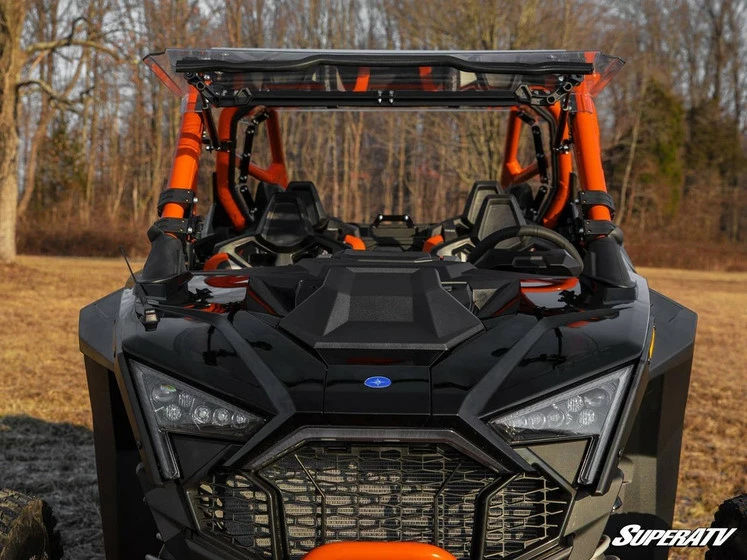 SuperATV Polaris RZR Pro R Scratch-Resistant Flip Windshield - Image 15