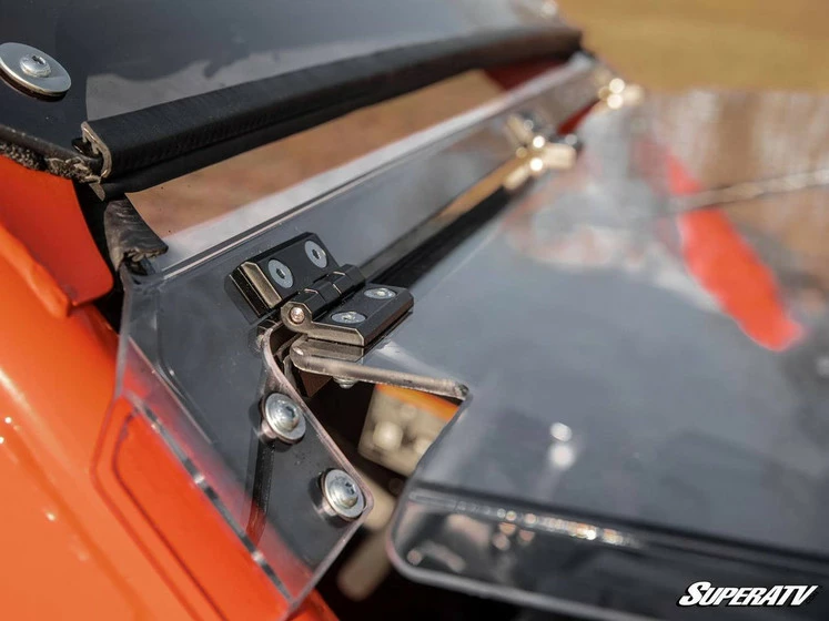 SuperATV Polaris RZR Pro R Scratch-Resistant Flip Windshield - Image 16