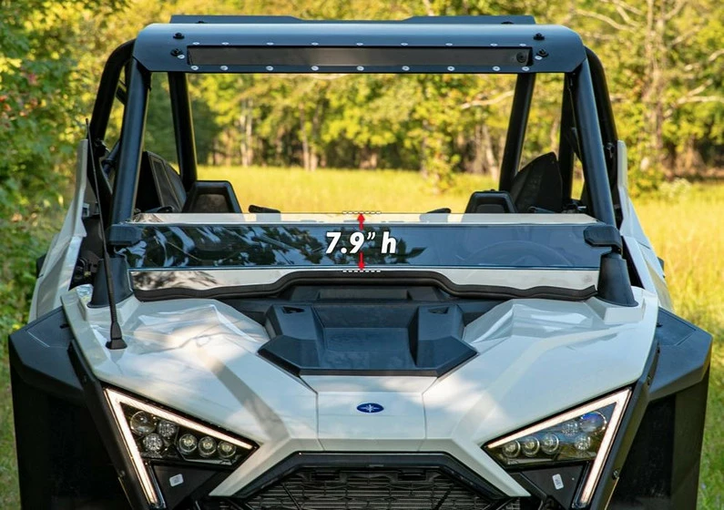 SuperATV Polaris RZR Pro XP Half Windshield - Image 7