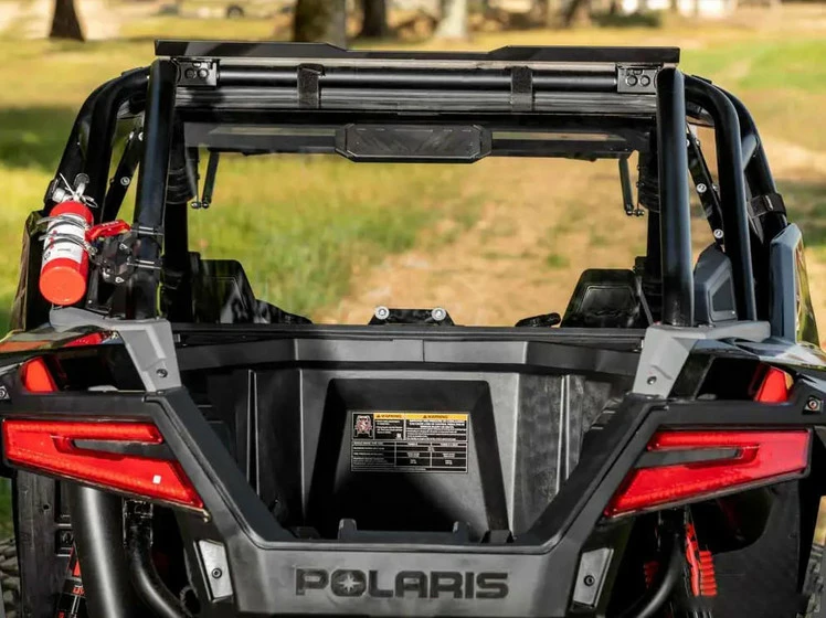 SuperATV Polaris RZR Pro XP Rear Vented Windshield - Image 4