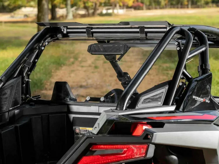 SuperATV Polaris RZR Pro XP Rear Vented Windshield - Image 3