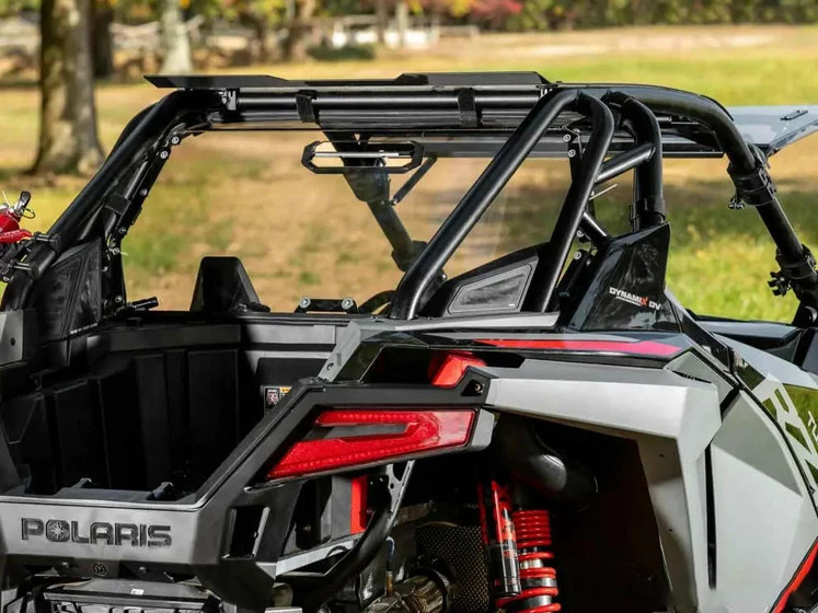 SuperATV Polaris RZR Pro XP Rear Vented Windshield - Image 2