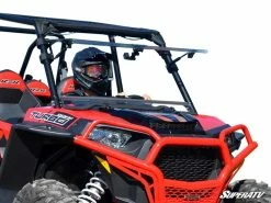 SuperATV Polaris RZR Pro XP Turbo Scratch Resistant Flip Windshield (2016-2018 Year)