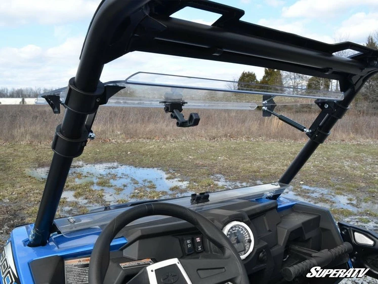 SuperATV Polaris RZR Pro XP Turbo Scratch Resistant Flip Windshield (2019+) - Image 4