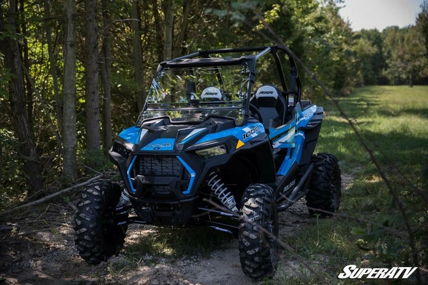 SuperATV Polaris RZR Pro XP Turbo Scratch Resistant Flip Windshield (2019+) - Image 2