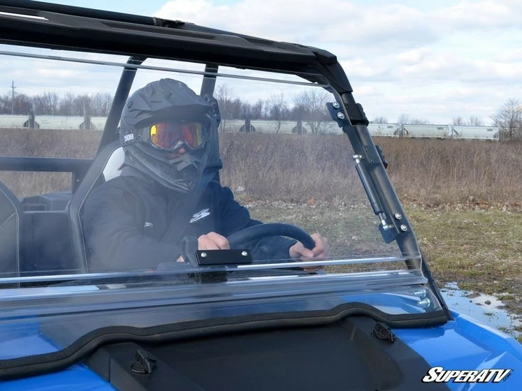 SuperATV Polaris RZR Pro XP Turbo Scratch Resistant Flip Windshield (2019+) - Image 3