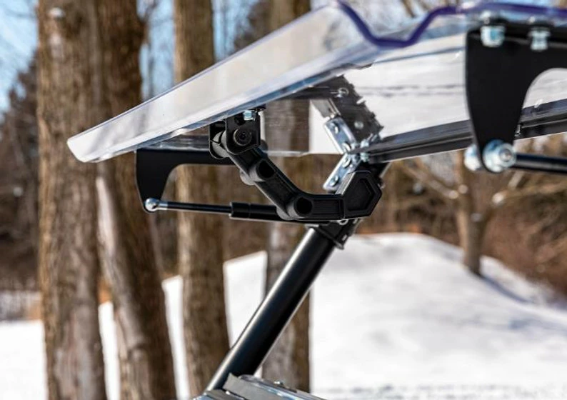 SuperATV Polaris RZR Trail S 1000 Scratch Resistant Flip Windshield - Image 7
