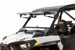 SuperATV Polaris RZR Trail S 1000 Scratch Resistant Flip Windshield