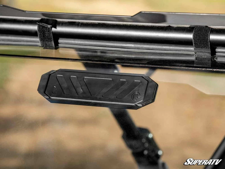 SuperATV Polaris RZR Turbo R Rear Vented Windshield - Image 6