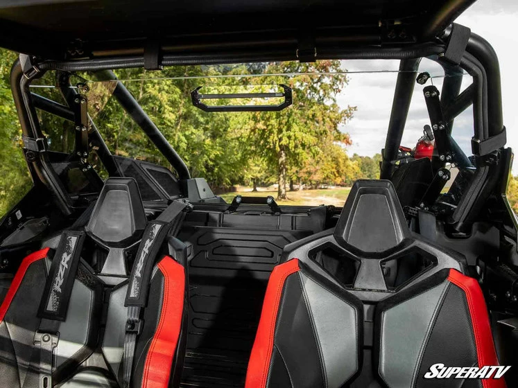 SuperATV Polaris RZR Turbo R Rear Vented Windshield - Image 3