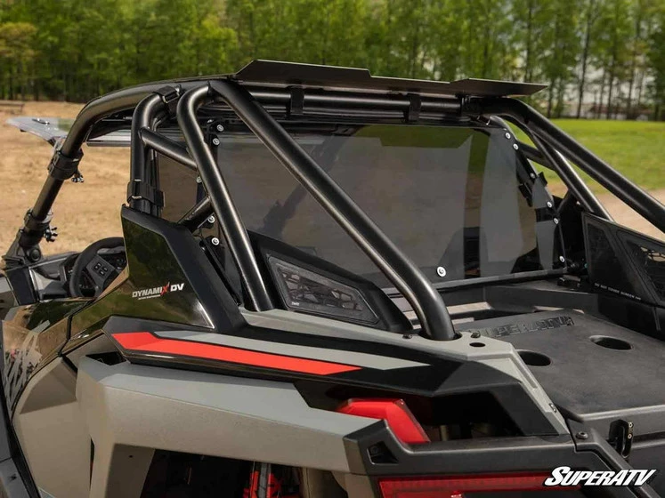 SuperATV Polaris RZR Turbo R Rear Windshield - Image 2