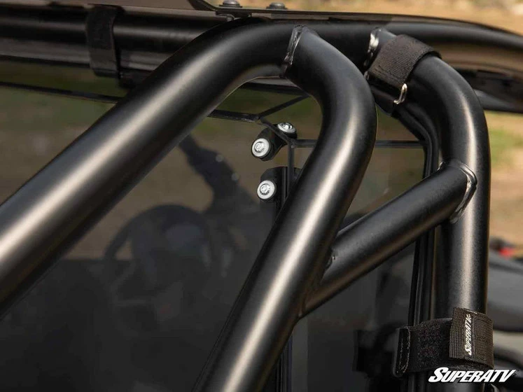 SuperATV Polaris RZR Turbo R Rear Windshield - Image 4