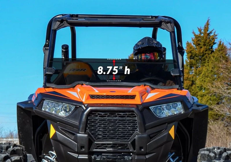 SuperATV Polaris RZR XP 1000 Half Windshield - Image 2