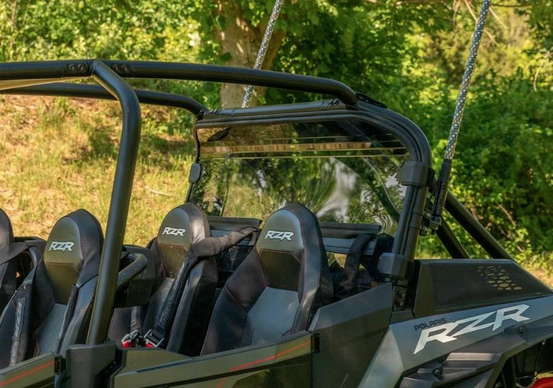 SuperATV Polaris RZR XP Turbo S Rear Windshield - Image 3