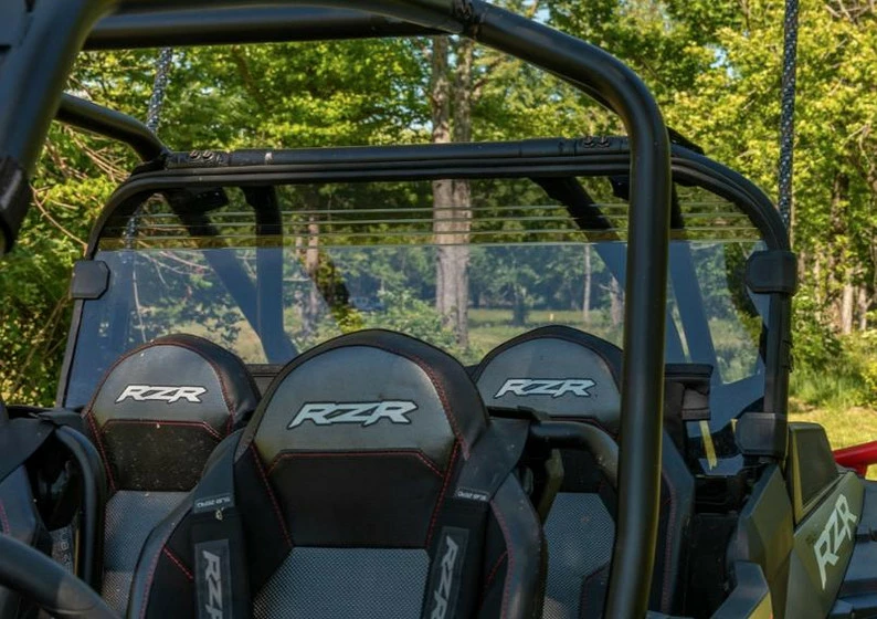 SuperATV Polaris RZR XP Turbo S Rear Windshield - Image 4