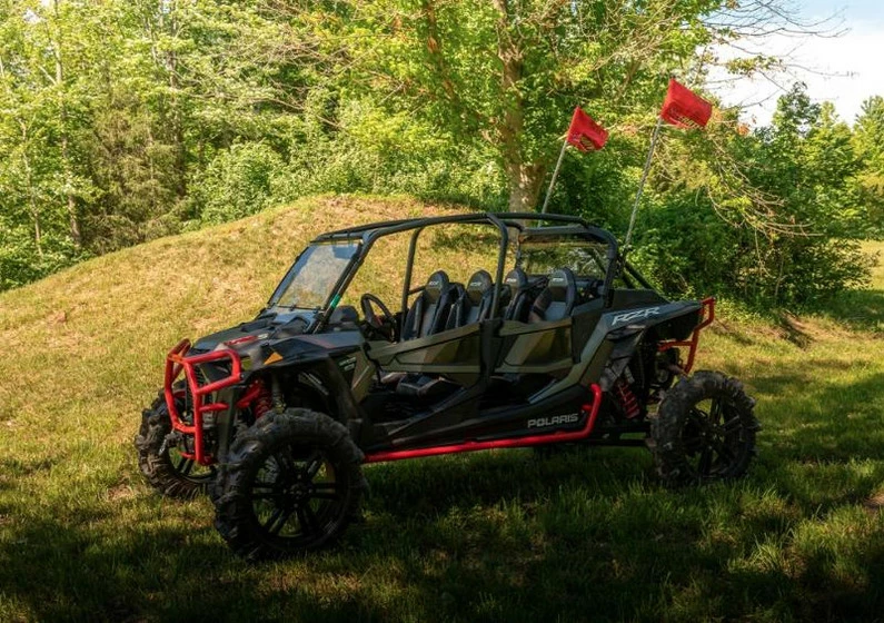 SuperATV Polaris RZR XP Turbo S Rear Windshield - Image 6