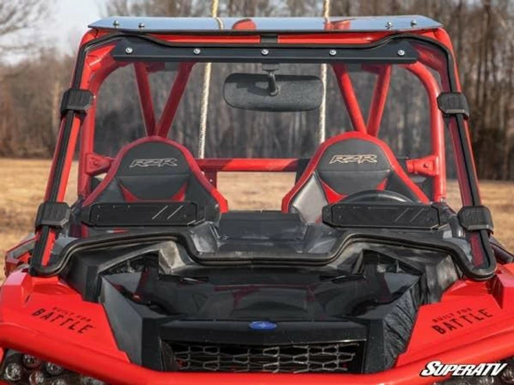 SuperATV Polaris RZR XP Turbo S Vented Full Windshield - Image 8