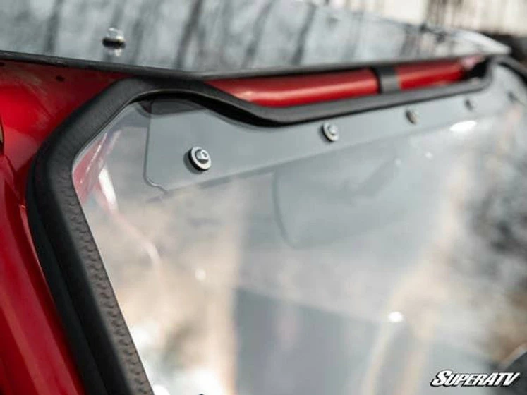 SuperATV Polaris RZR XP Turbo S Vented Full Windshield - Image 3
