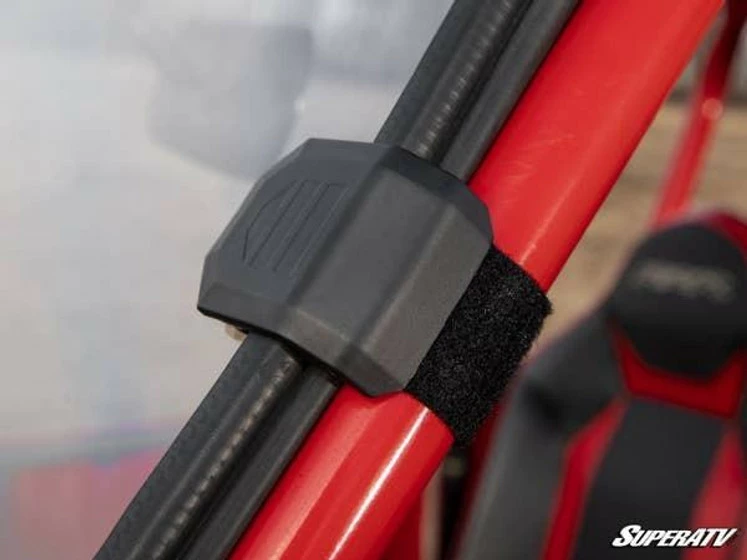 SuperATV Polaris RZR XP Turbo S Vented Full Windshield - Image 4