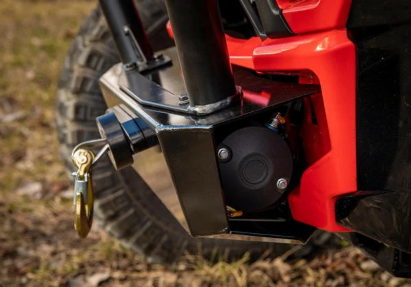 SuperATV Polaris RZR XP Turbo S Winch Mount - Image 4