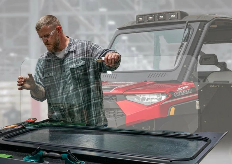 SuperATV Replacement Glass Windshield Kit