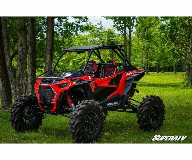 SuperATV RZR XP Turbo S Windshield (Flip Down) (Scratch Resistant) - Image 4