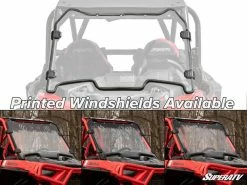 SuperATV RZR XP Turbo S Windshield (Full) (Scratch Resistant)