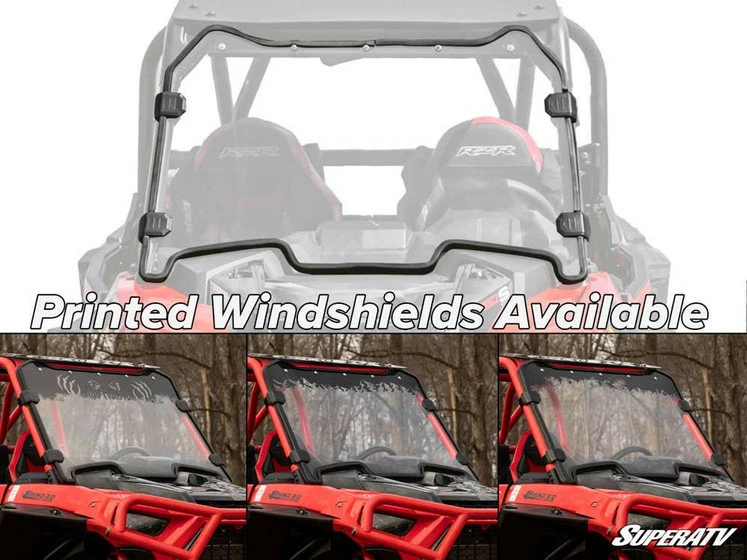 SuperATV RZR XP Turbo S Windshield (Full) (Scratch Resistant)