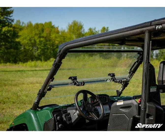 SuperATV Yamaha Viking Windshield (Flip) (Scratch Resistant) - Image 2