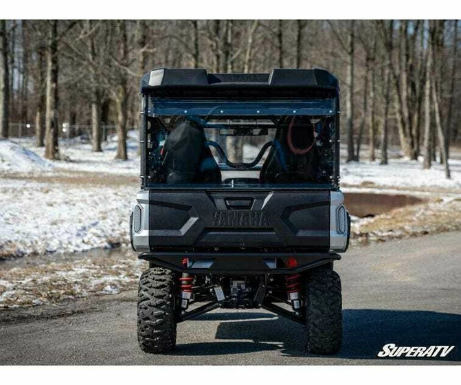 SuperATV Yamaha Wolverine RMAX4 Rear Windshield - Image 4