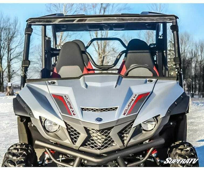 SuperATV Yamaha Wolverine X2 Windshield (Full) (Scratch Resistant) - Image 2