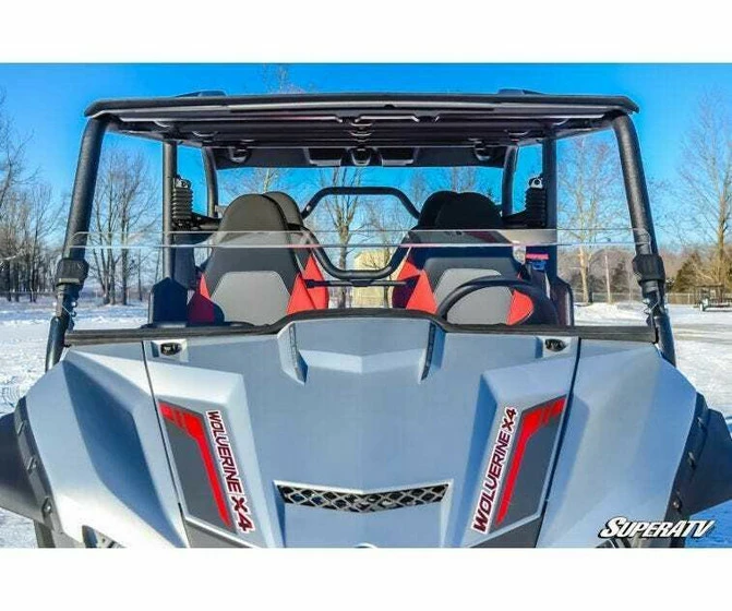 SuperATV Yamaha Wolverine X2 Windshield (Half) - Image 3